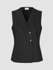 Women Marin Vest Short Black