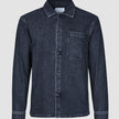Matteo Denim Overshirt Washed Black