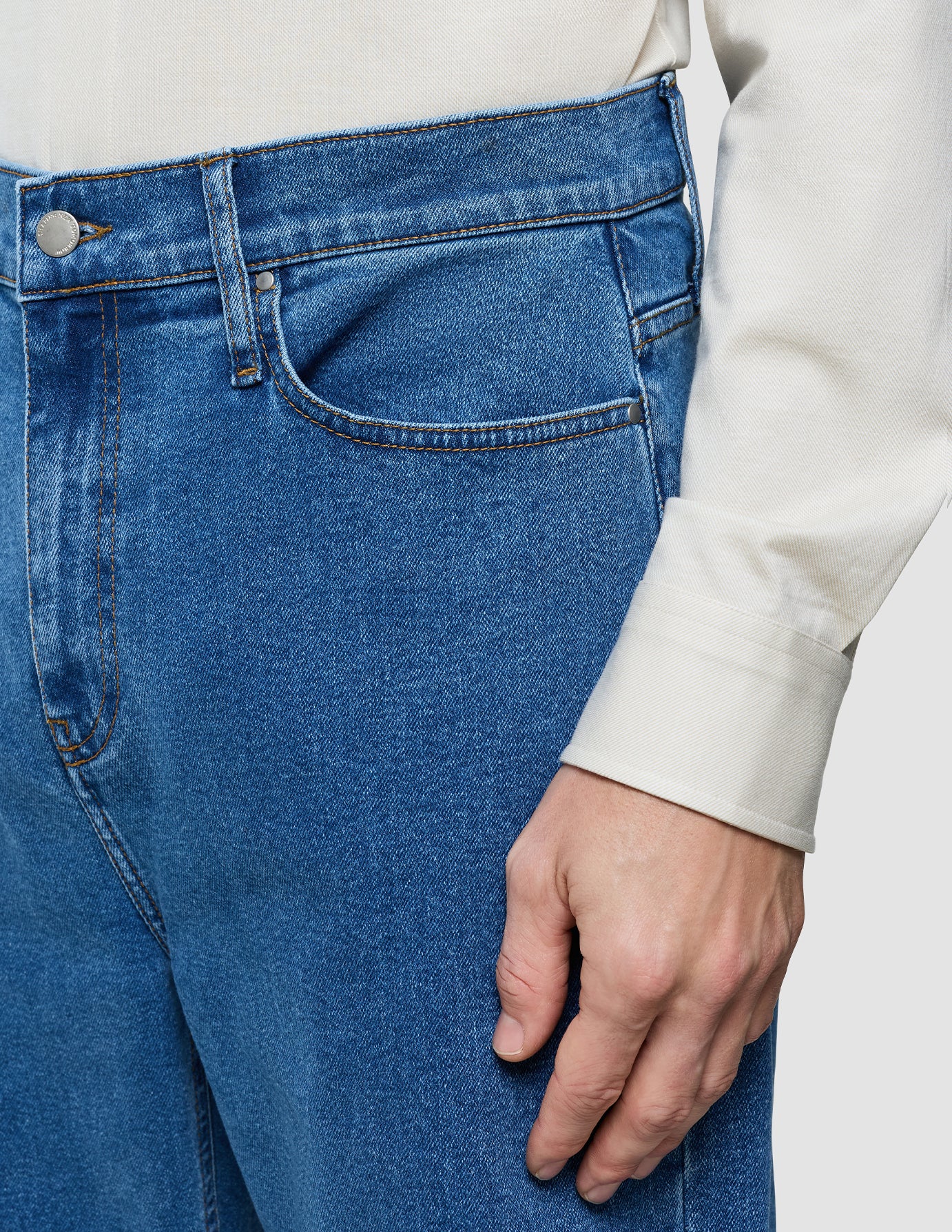 Matteo Jeans Relaxed Fit Mid Blue