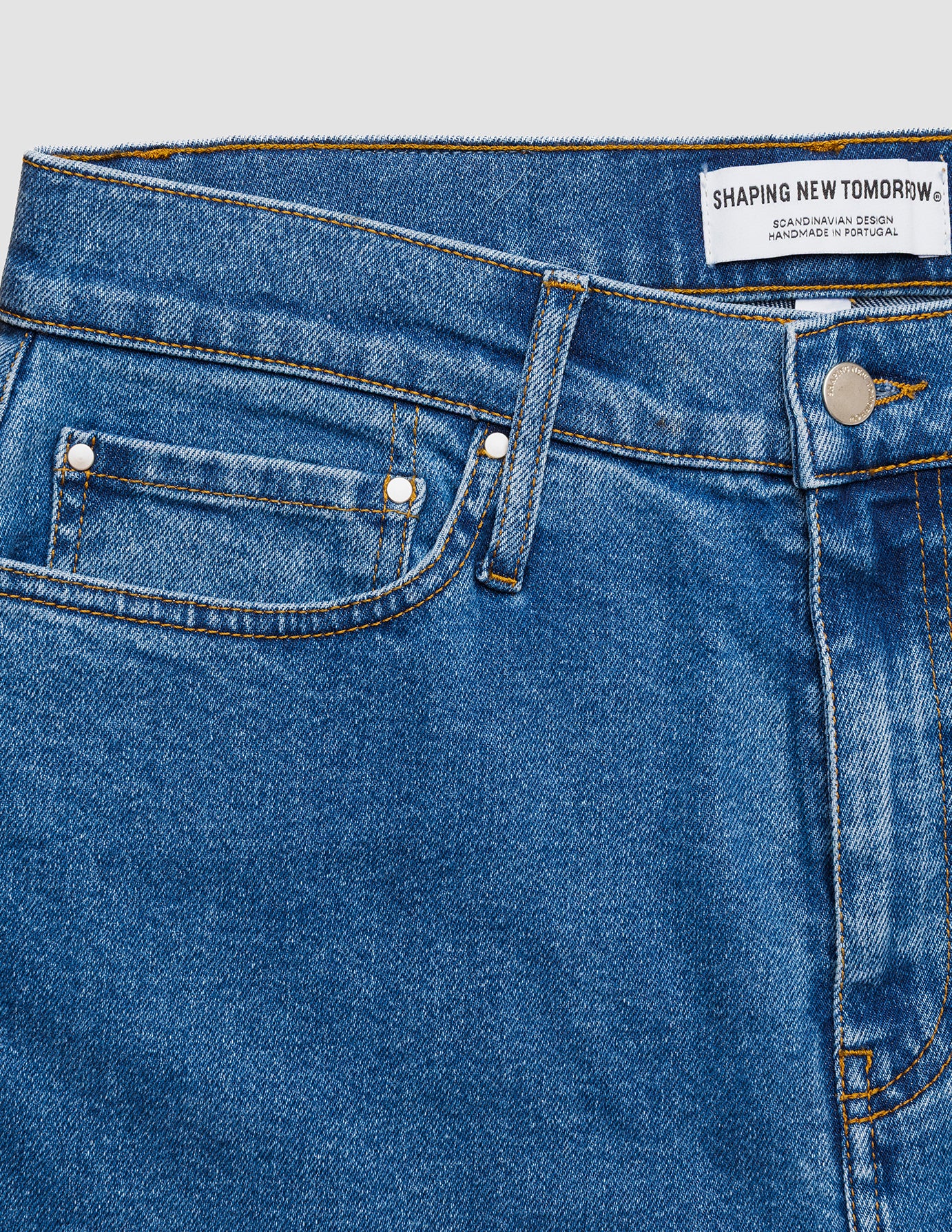 Matteo Jeans Relaxed Fit Mid Blue