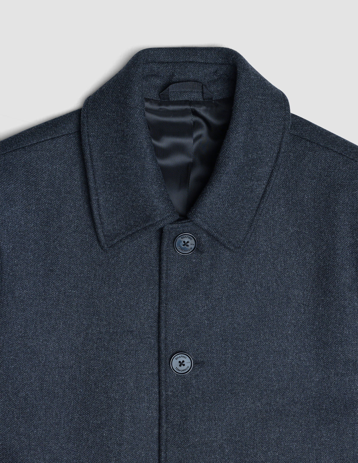 Maxi Wool Coat Dark Grey