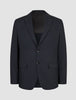 Motion Blazer Regular, midnatsblå Blazer med 360°-stretch, to knapper, skrå revers og lommer med klap.