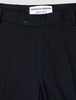 Nærbillede af de åndbare Midnight Blue Motion Suit-bukser i Regular-pasform med 360°-stretch, knaplukning og indvendigt mærke.