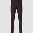 Motion Suit Pants Slim Cognac i mørkebrun, slim-fit bukser med 360°-stretch, knaplukning og dansk design.