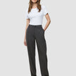 Women Nara Pants Straight Cool Brown