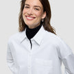 Oversized Long Sleeve Shirt White