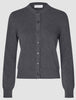 Women Quinn Crewneck Cardigan Cool Brown
