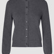 Women Quinn Crewneck Cardigan Cool Brown