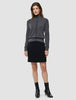 Women Quinn Crewneck Cardigan Cool Brown