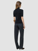 Women Quinn Short Sleeved Turtleneck Black