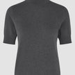 Women Quinn Short Sleeved Turtleneck Cool Brown