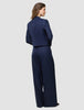 Women Raina Short Blazer Night Sky Pinstripe