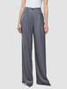Women Raina Pants Wide Mid Grey Pinstripe