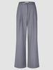 Women Raina Pants Wide Mid Grey Pinstripe