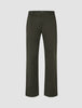 Refine Cotton Pants Relaxed Fit Dark Olive