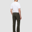 Refine Cotton Pants Relaxed Fit Dark Olive
