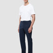 Refine Cotton Pants Relaxed Fit Navy