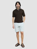 Refine Cotton Shorts Mint Grey