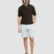Refine Cotton Shorts Mint Grey
