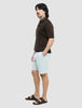 Refine Cotton Shorts Mint Grey