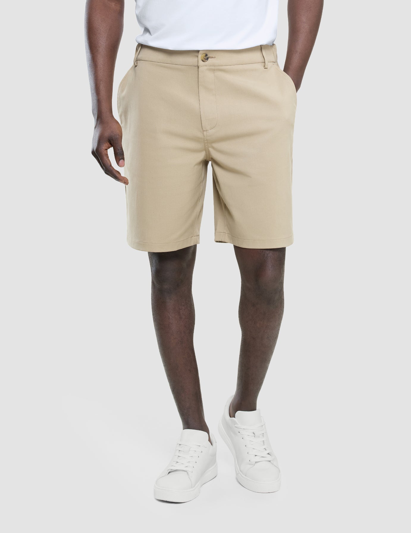 Refine Cotton Shorts Sand