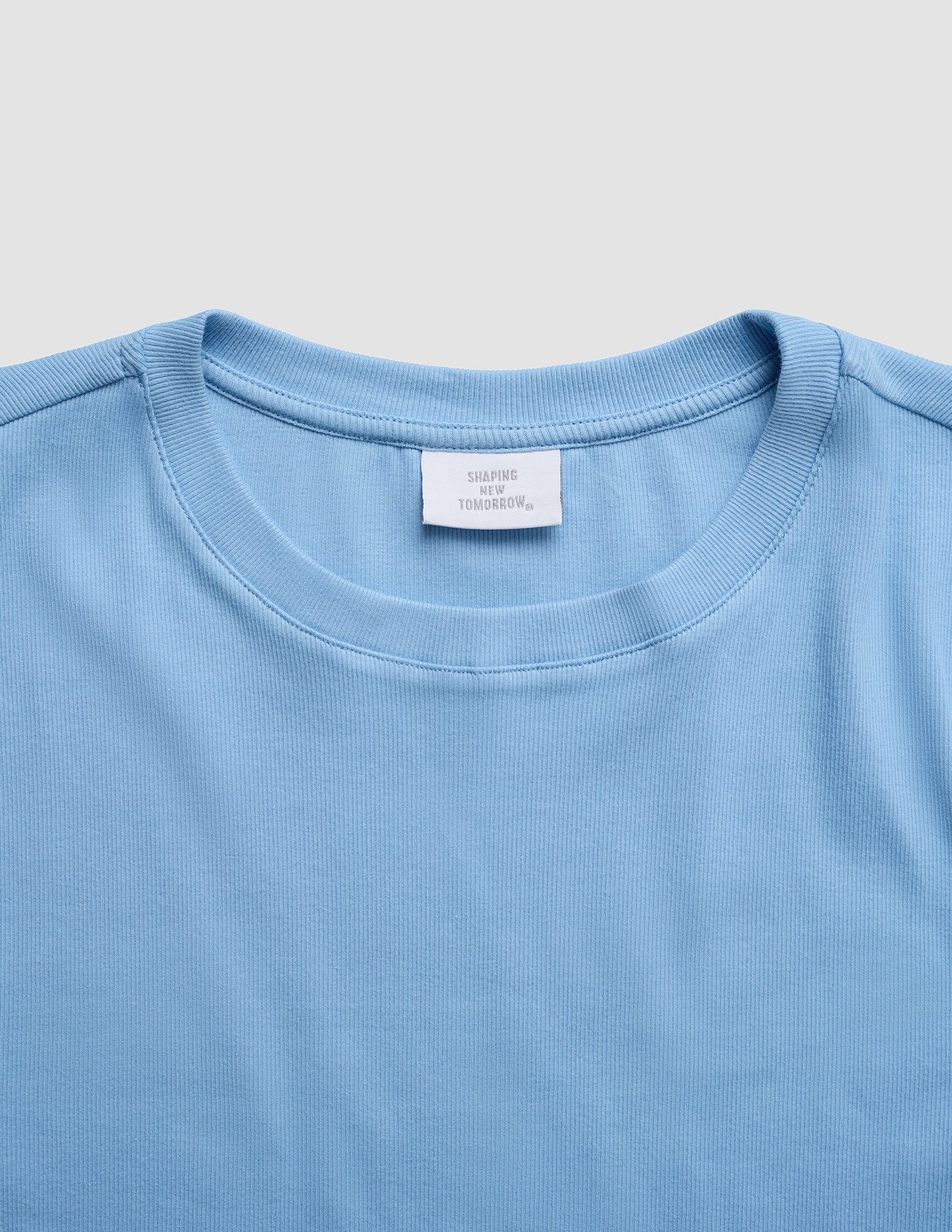 Women's Rib T-Shirt Blissful Blue