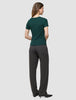 Women Rib T-shirt Evergreen