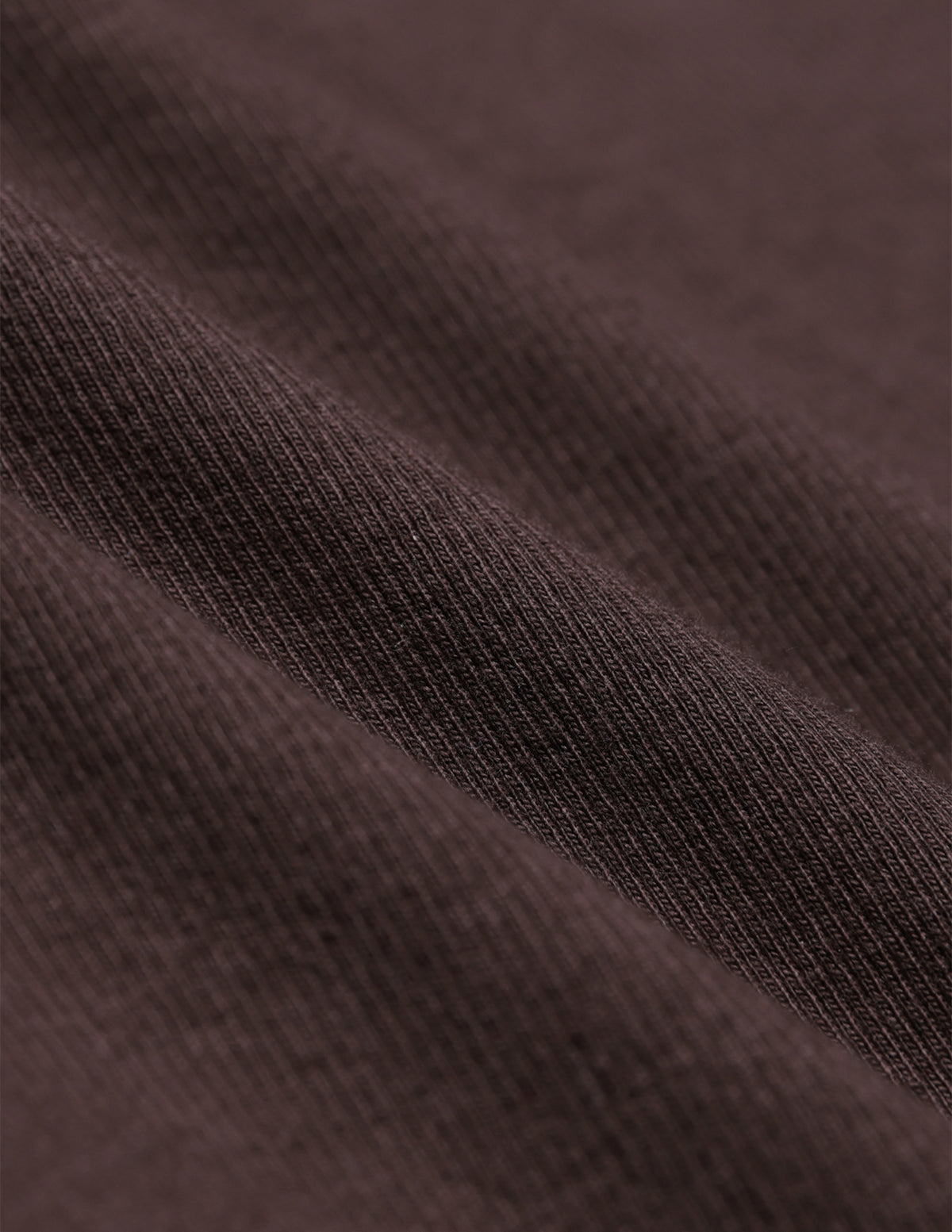 Women Rib T-shirt Long Sleeve Espresso