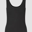 Rib Tank Top Black