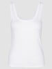 Rib Tank Top White