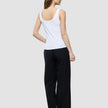 Rib Tank Top White