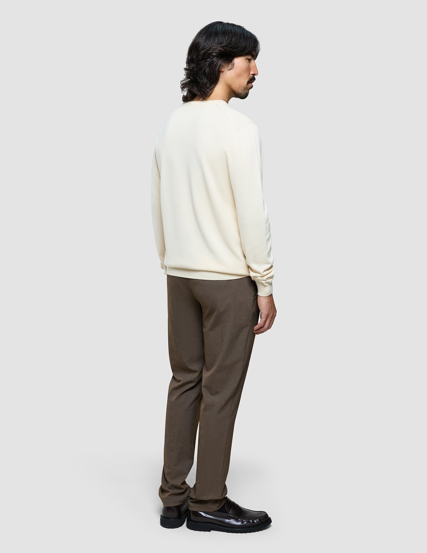 Seamless Core Knit Crewneck Birchwood