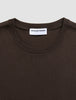 Seamless Core Knit Crewneck Dark Brown