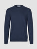Seamless Core Knit Crewneck Dark Navy