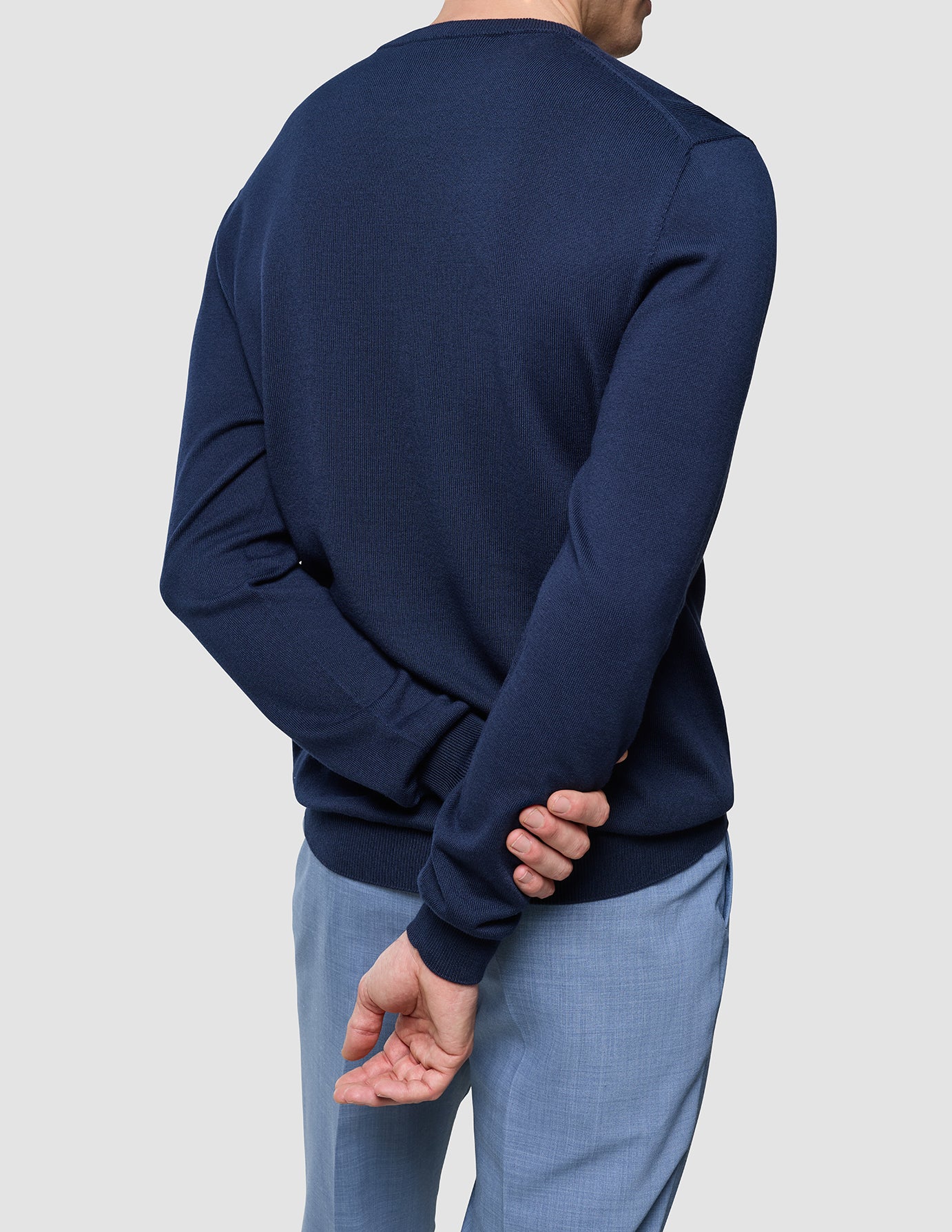 Seamless Core Knit Crewneck Dark Navy
