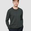 Seamless Core Knit Crewneck Green Night