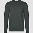 Seamless Core Knit Crewneck Green Night