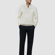 Seamless Core Knit Half Zip Birchwood