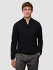 Seamless Core Knit Half Zip Black