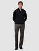 Seamless Core Knit Half Zip Black