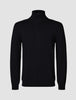 Seamless Core Knit Half Zip Black