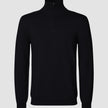 Seamless Core Knit Half Zip Black