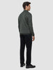 Seamless Core Knit Half Zip Green Night