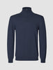 Seamless Core Knit Half Zip Dark Navy