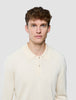 Seamless Core Knit Long Sleeve Polo Birchwood