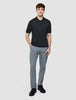 Seamless Core Knit Short Sleeve Polo Black