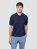 Seamless Core Knit Short Sleeve Polo Dark Navy