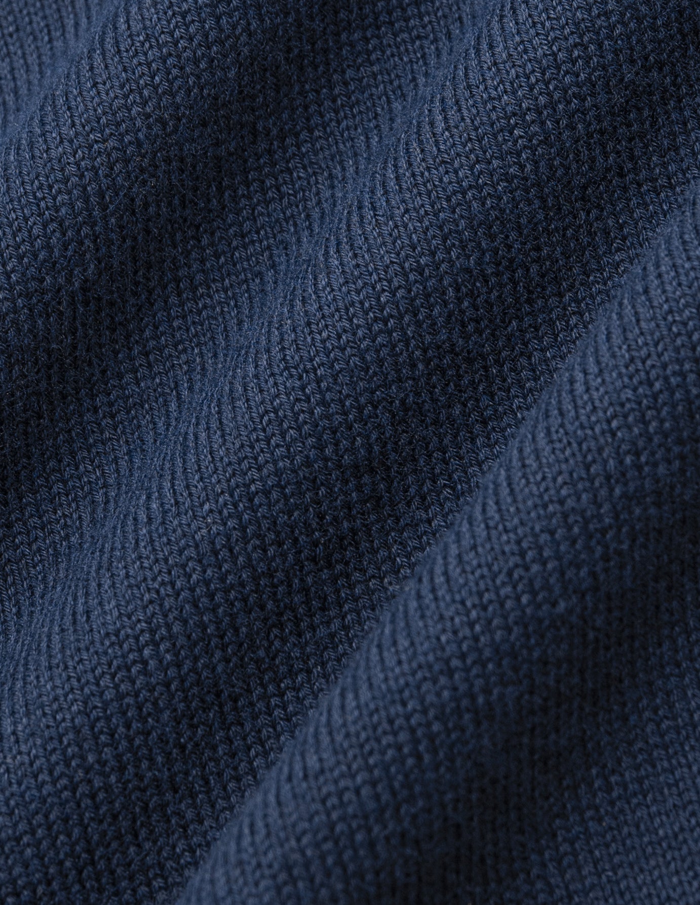Seamless Core Knit Short Sleeve Polo Dark Navy