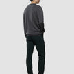 Seamless Premium Merino Knit Crewneck Charcoal Grey
