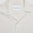 Seersucker Short Sleeve Shirt Cream Stripes
